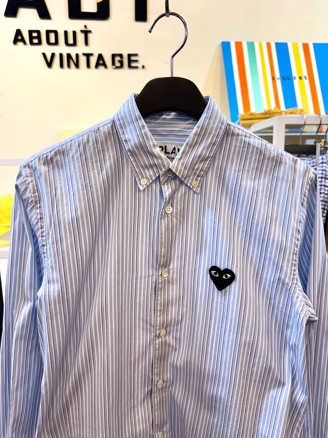 정품 꼼데가르송 셔츠M 상품이미지2