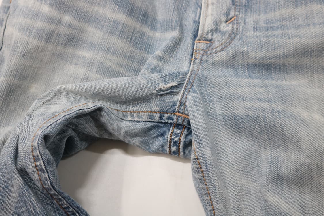 EDWIN 에드윈 빈티지 웨스턴 레더 플랩 포켓 부츠컷 데님 팬츠 상품이미지10