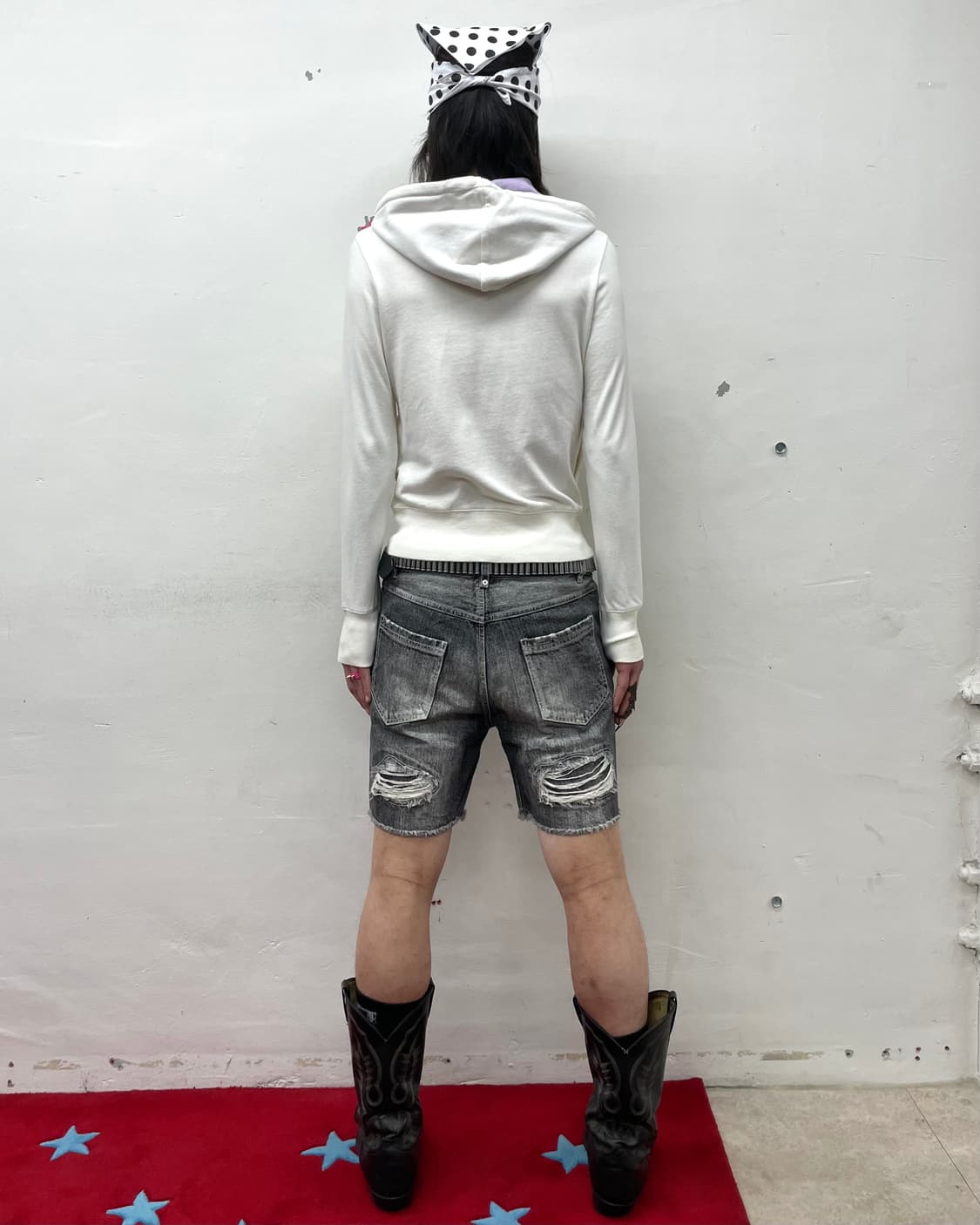 COCOLULU Multi-Patterned Retro Hooded  상품이미지3