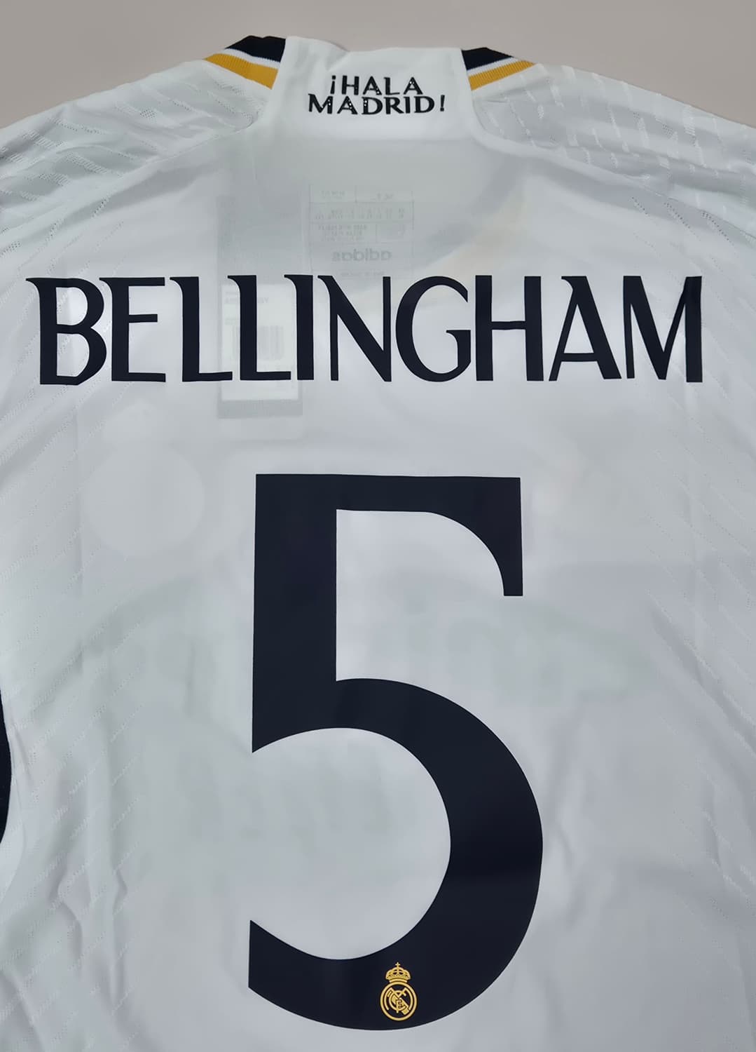 23-24 레알마드리드 홈 벨링엄 긴팔유니폼 L (마킹불량) 상품이미지7