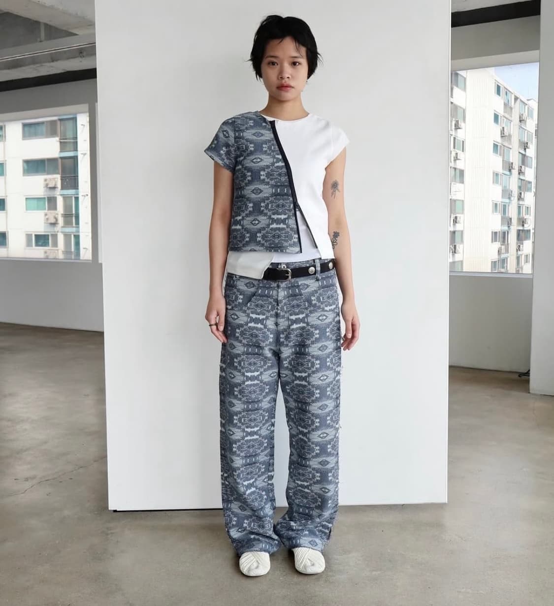 공테잎 Jacquard Pants  상품이미지1