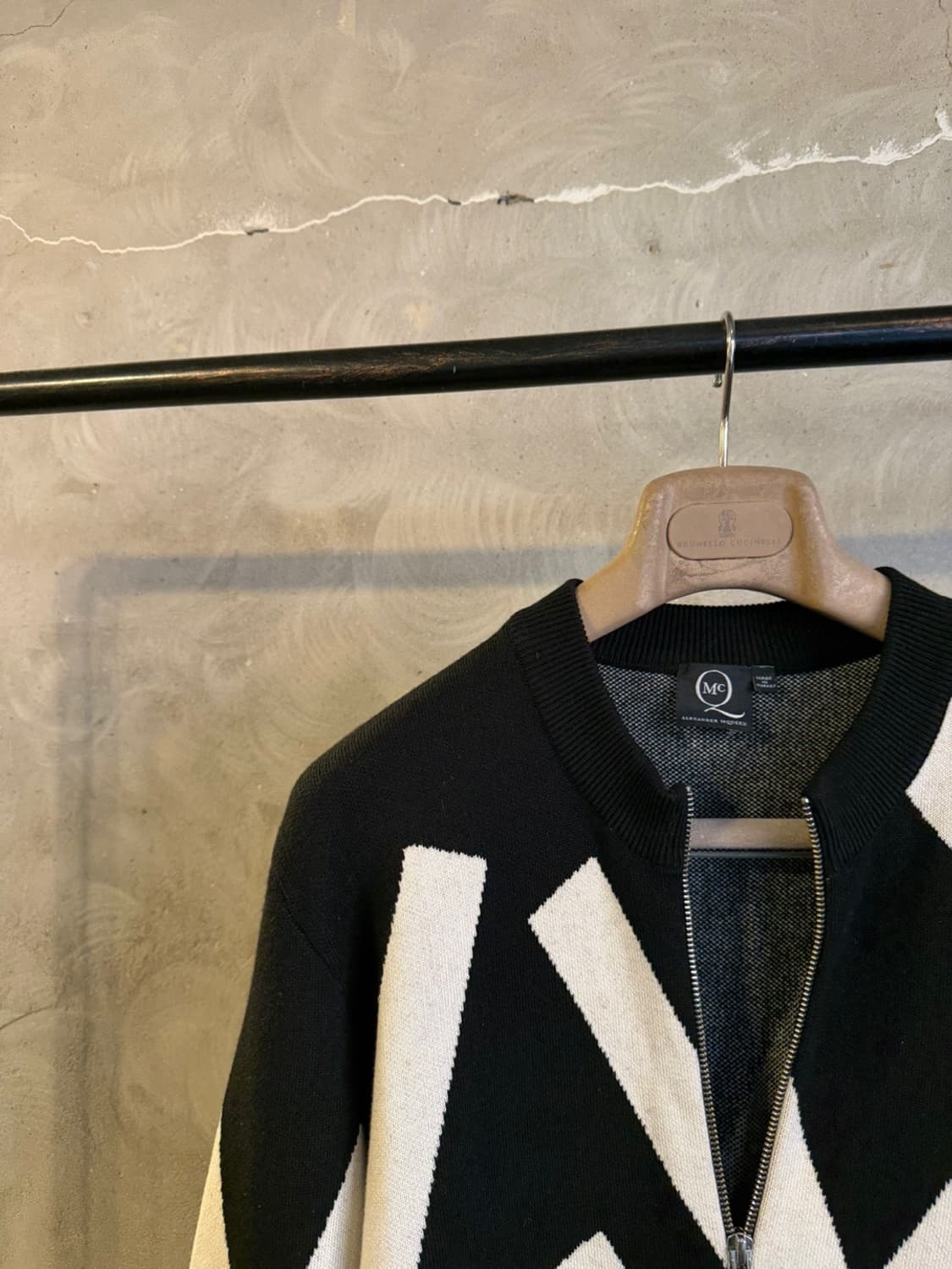 알렉산더 맥퀸 짚업 니트 블루종 100 상품이미지6