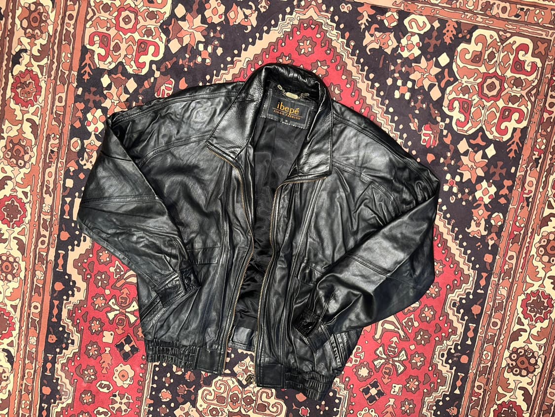 ( XXL ) 가죽자켓 봄버자켓 빅사이즈가죽 빈티지가죽자켓 상품이미지6
