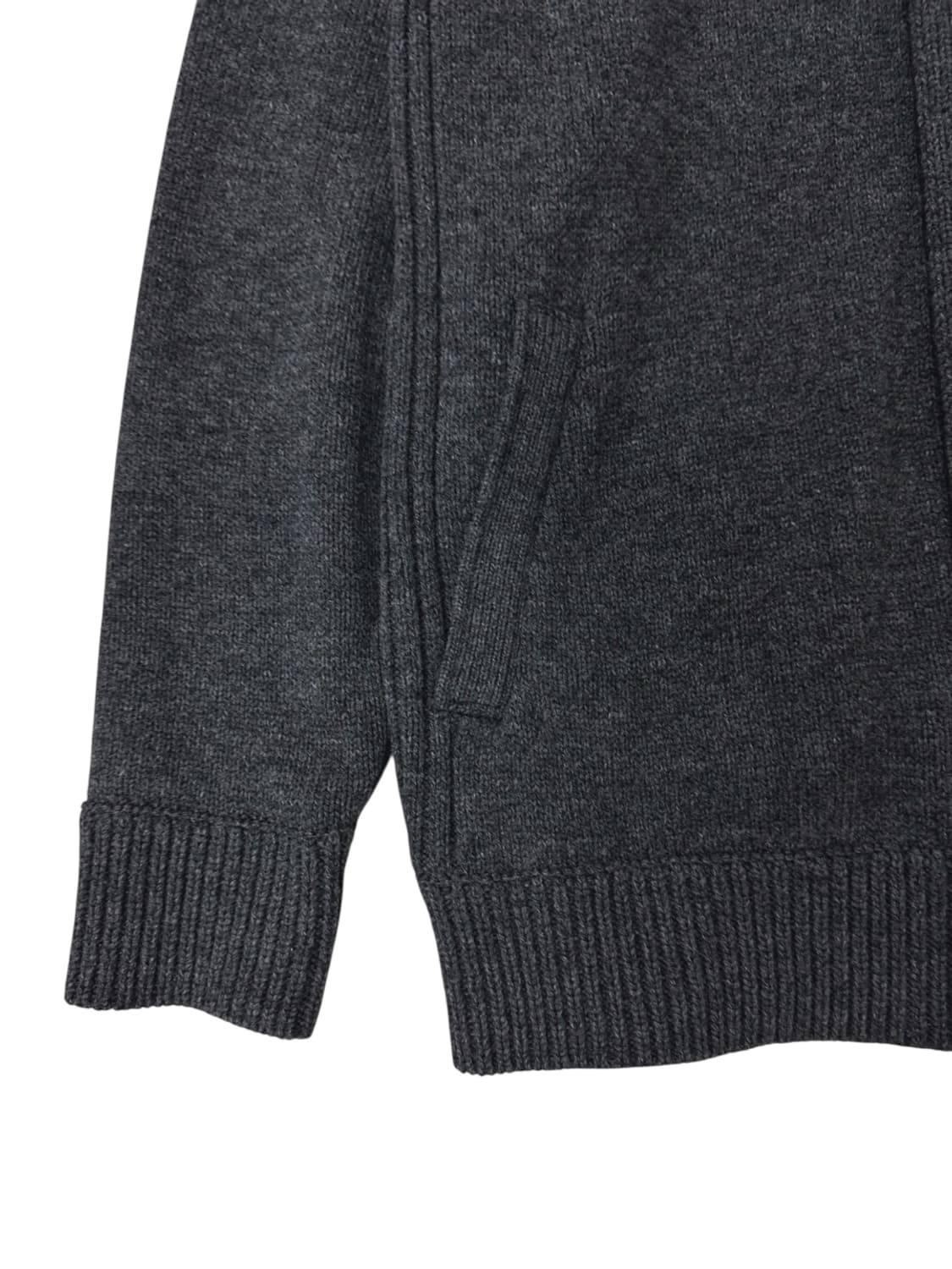 라코스테 울100% 니트집업 웜차콜 (105) 상품이미지6