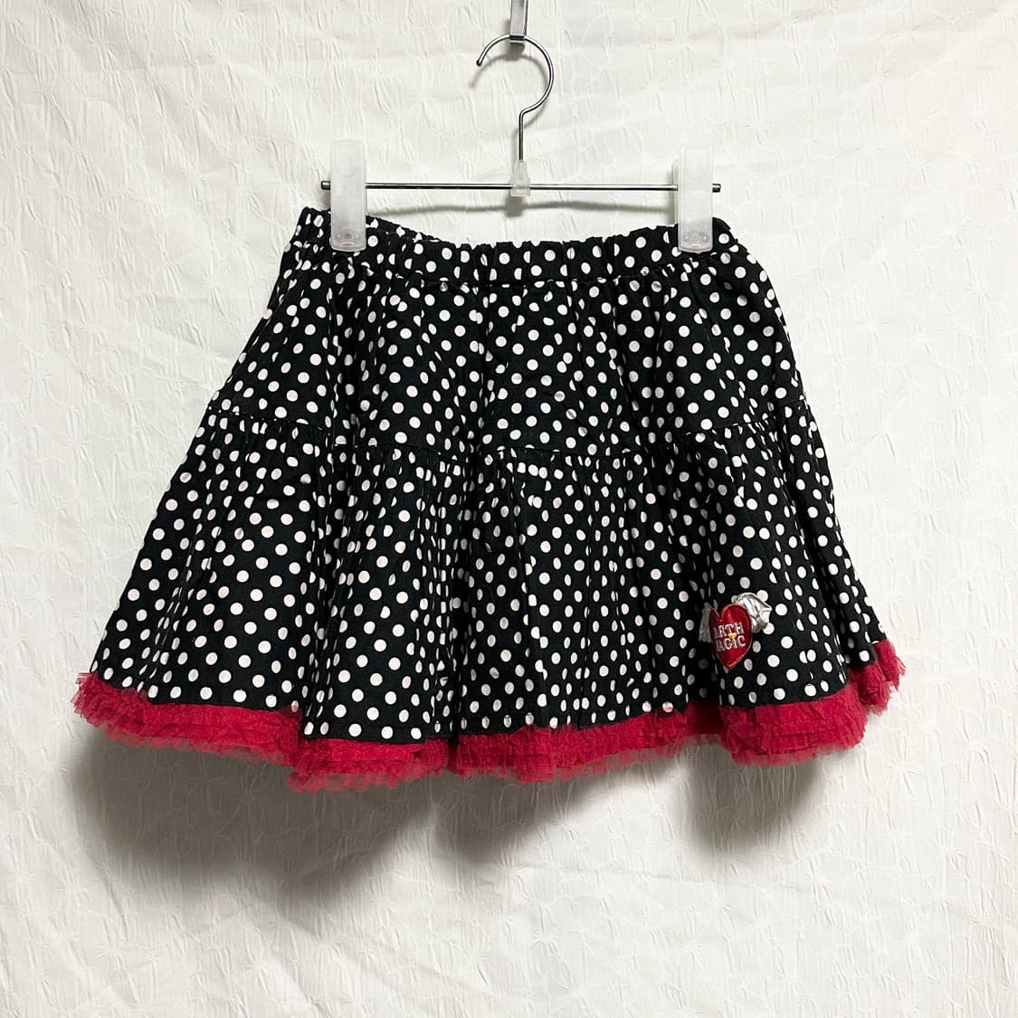 빈티지 갸루 펑크 도트 캉캉 스커트 상품이미지1