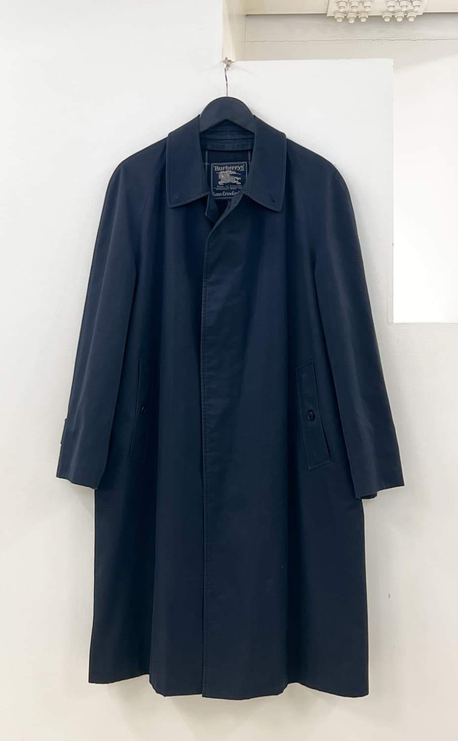 Burberry single trench coat, made in England (navy) 상품이미지1