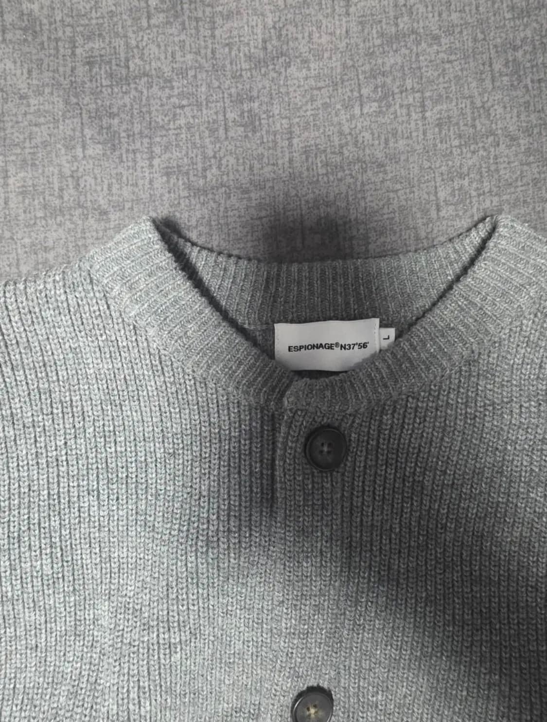 에스피오나지 그레이 가디건 L 상품이미지2