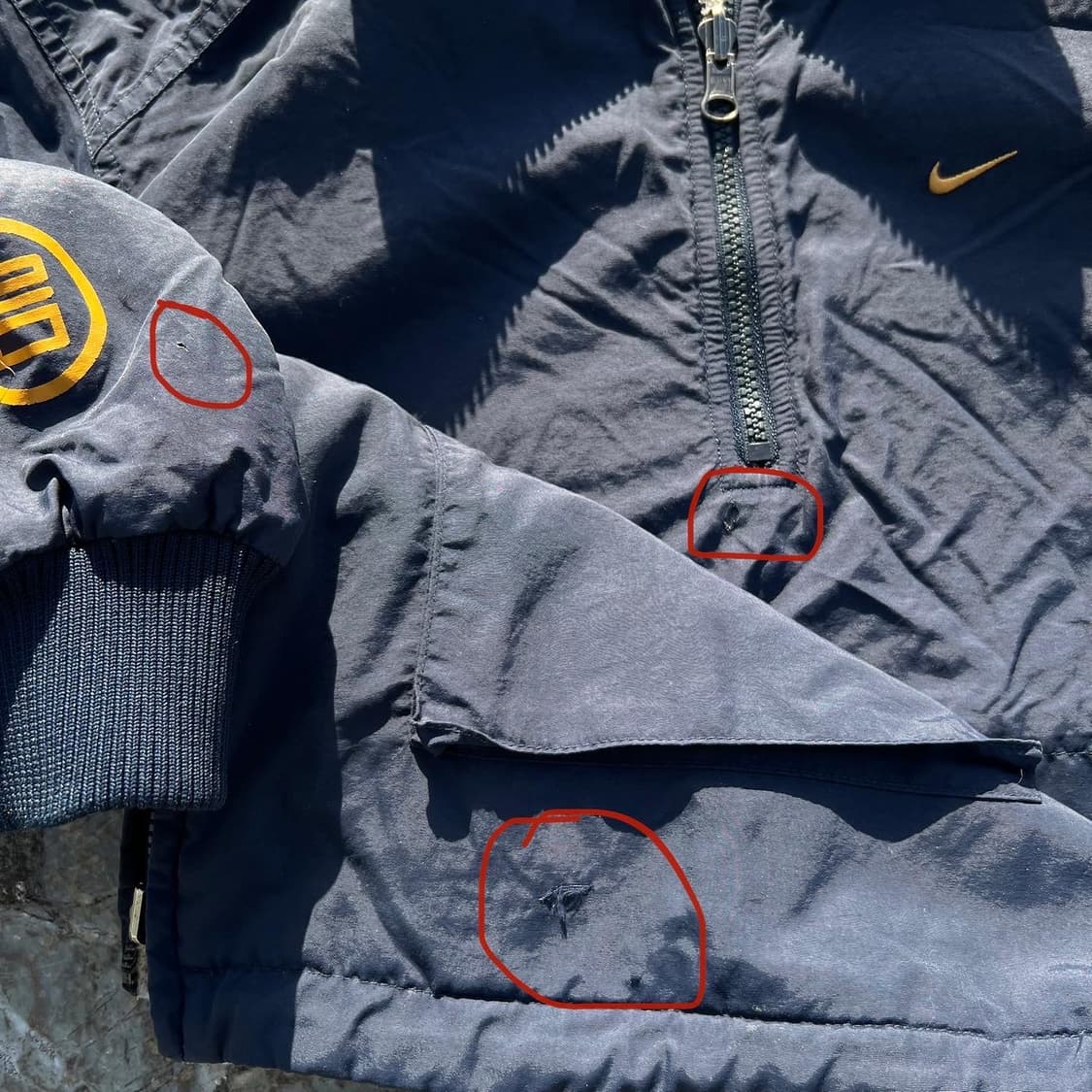 Nike 나이키 스우시 리버시블 후리스 반집업 아노락 상품이미지4