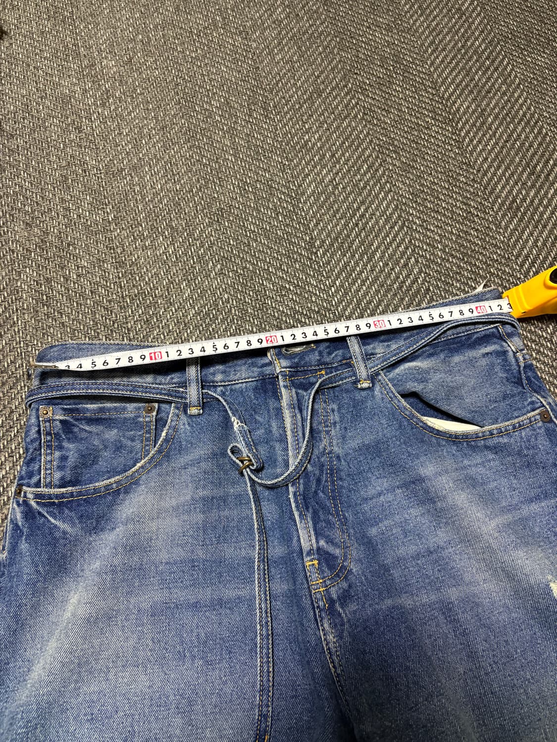 [30] 아크네 1991 toj 중청 데님팬츠 상품이미지3