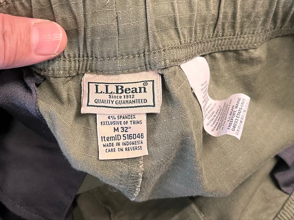 [34] L.L.BEAN 엘엘빈 카고팬츠 올리브컬러  상품이미지7
