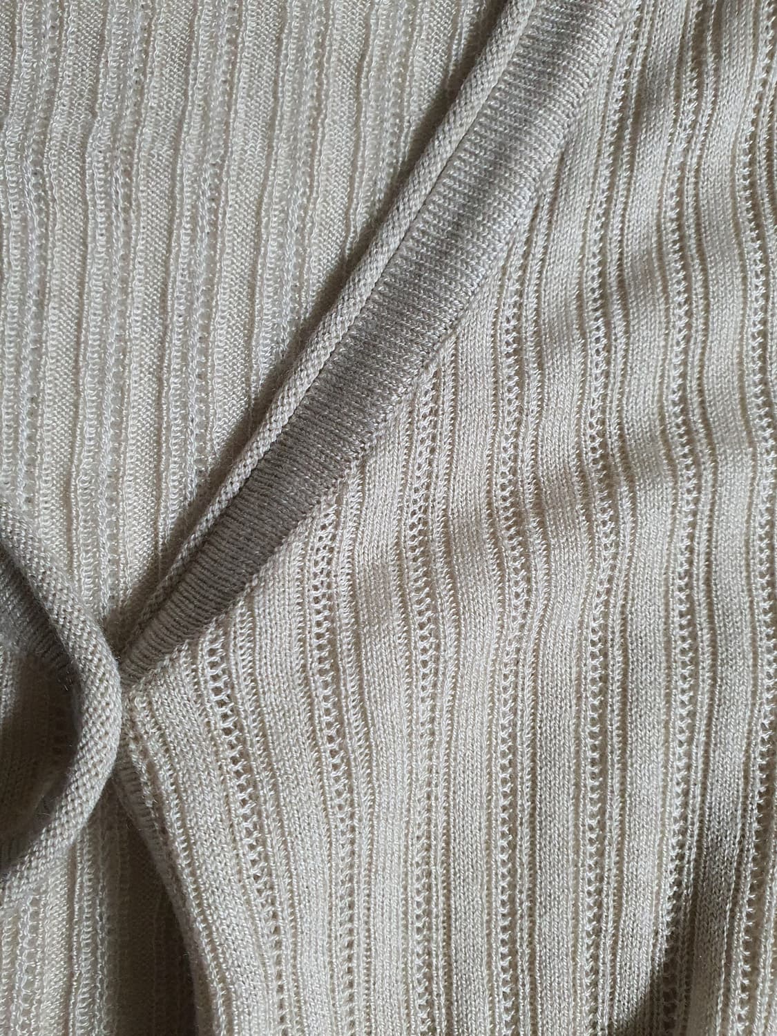 [모리걸] 골지 가디건 아이보리 상품이미지5