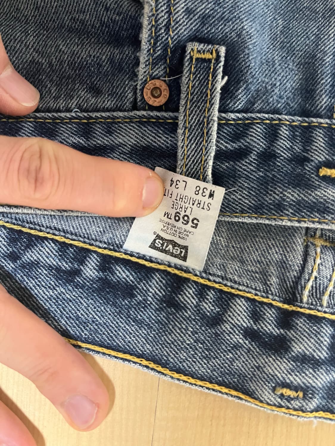 [38x34] 90s 빈티지 리바이스 569 made in usa 상품이미지2