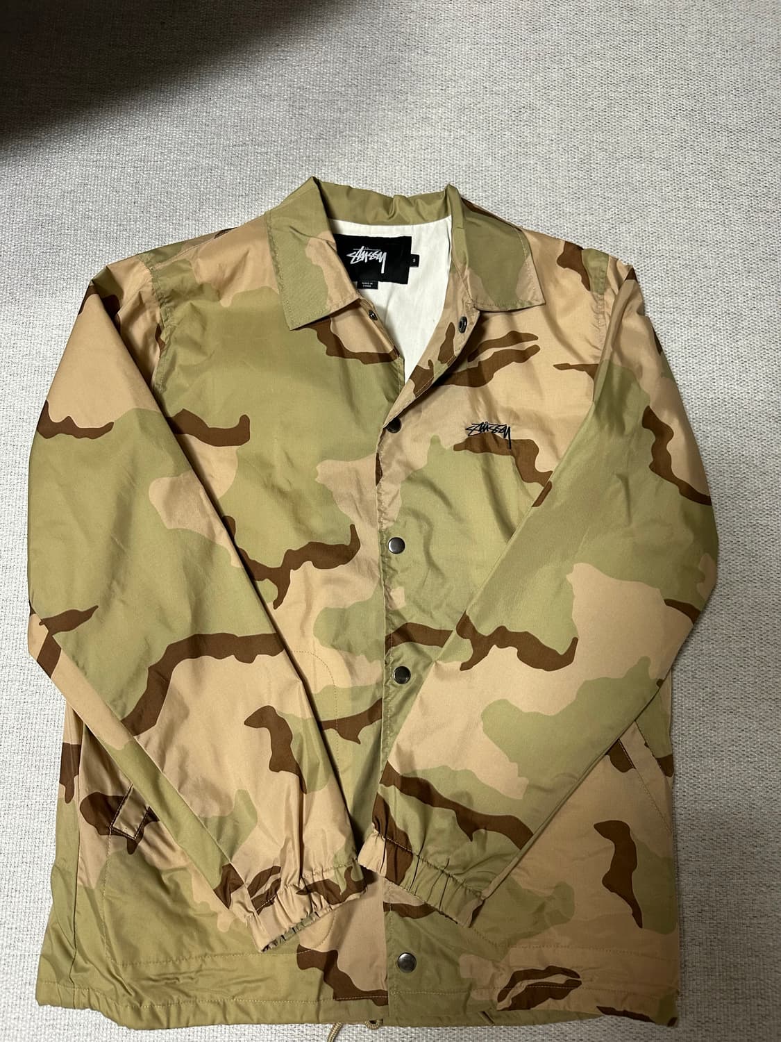 스투시 뉴욕매장 한정 밀리터리 코치 자켓 S 상품이미지4