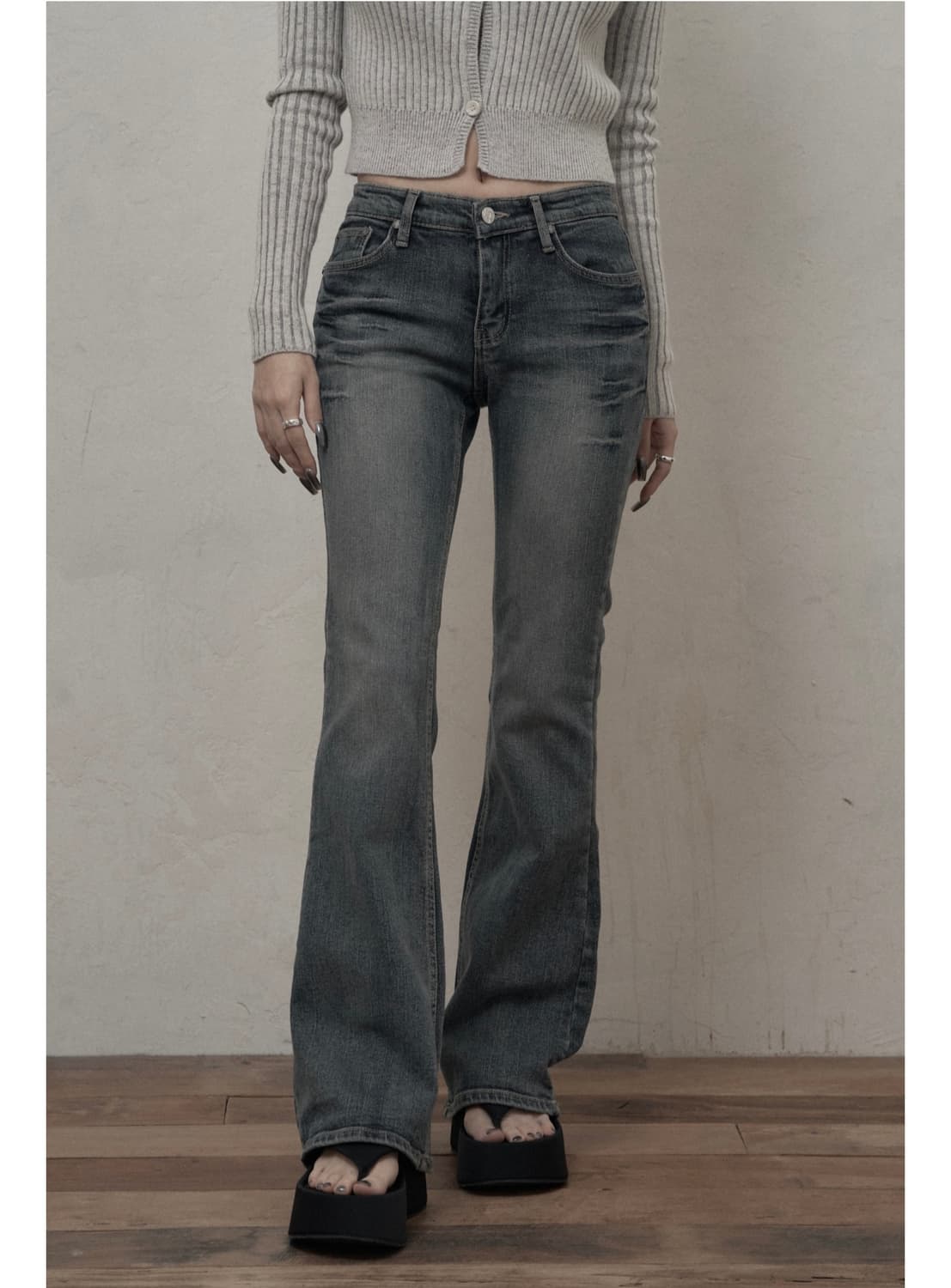 KHAKIPOINT 카키포인트 베이직 부츠컷 데님 상품이미지4