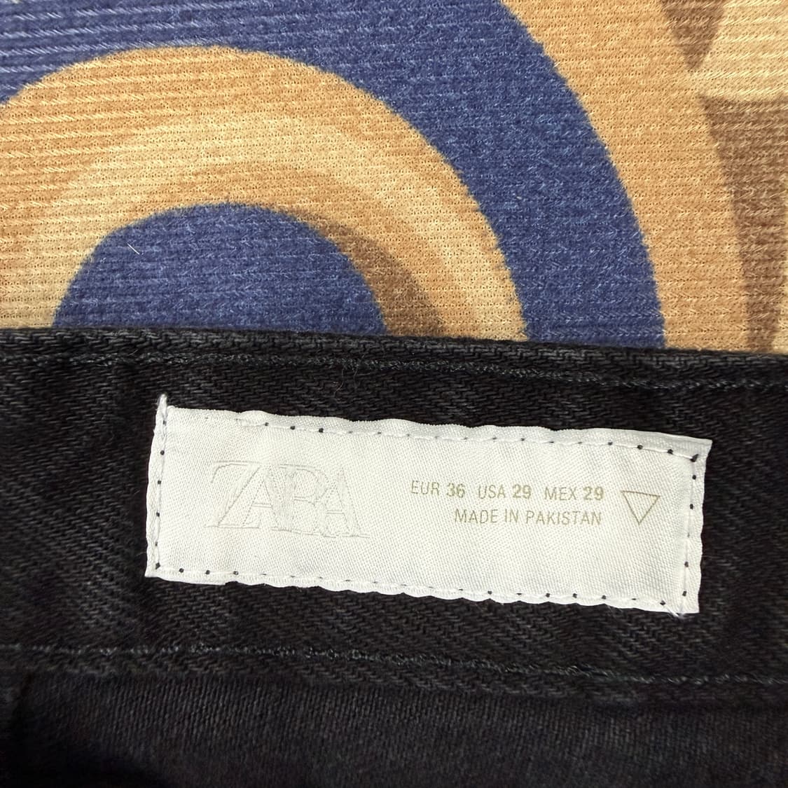 (29)자라 ZARA 흑청 와이드 데님팬츠 상품이미지2