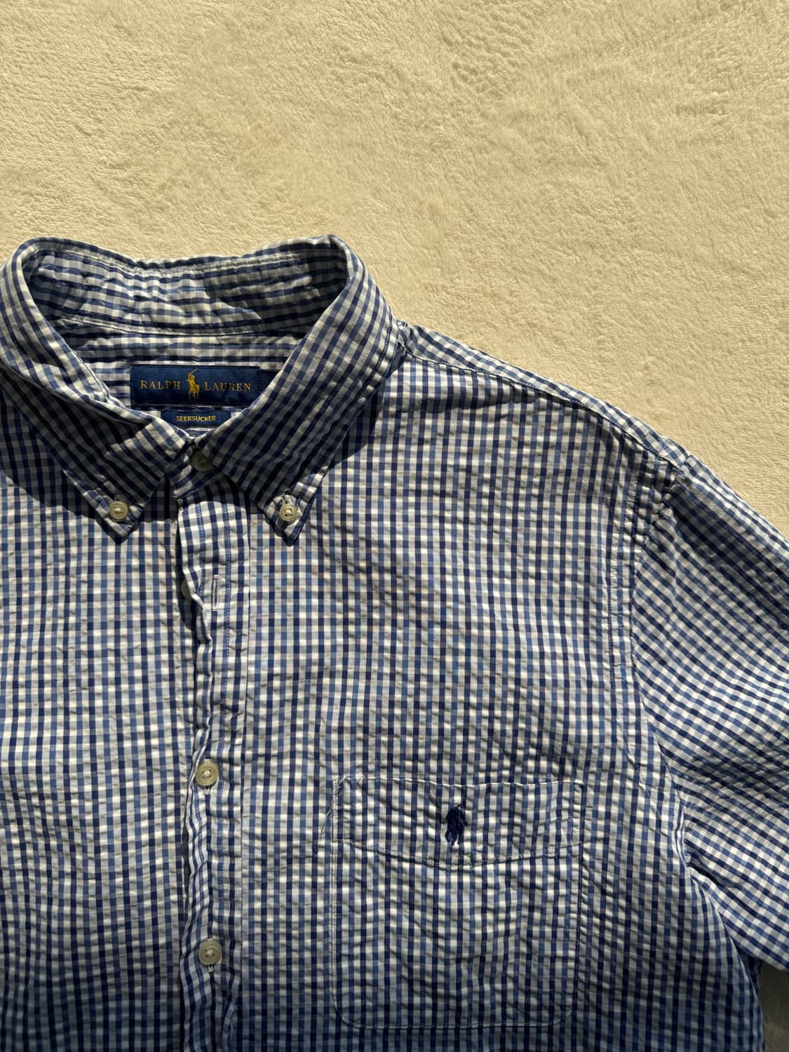 폴로 시어서커 반팔셔츠 상품이미지2