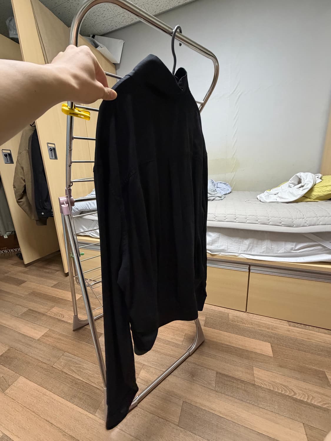 아워레가시 하이넥 드레이핑 셔츠자켓 상품이미지2