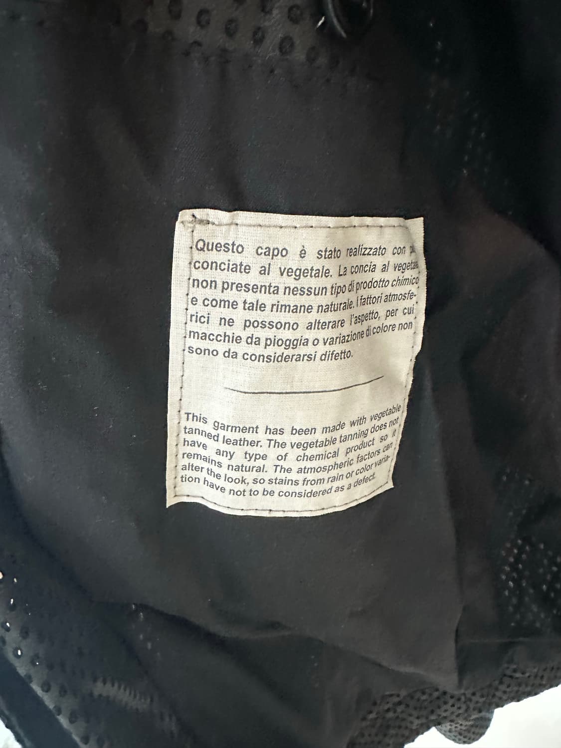 조르지오 브라토 펀칭 레더 라이더스 자켓 상품이미지5