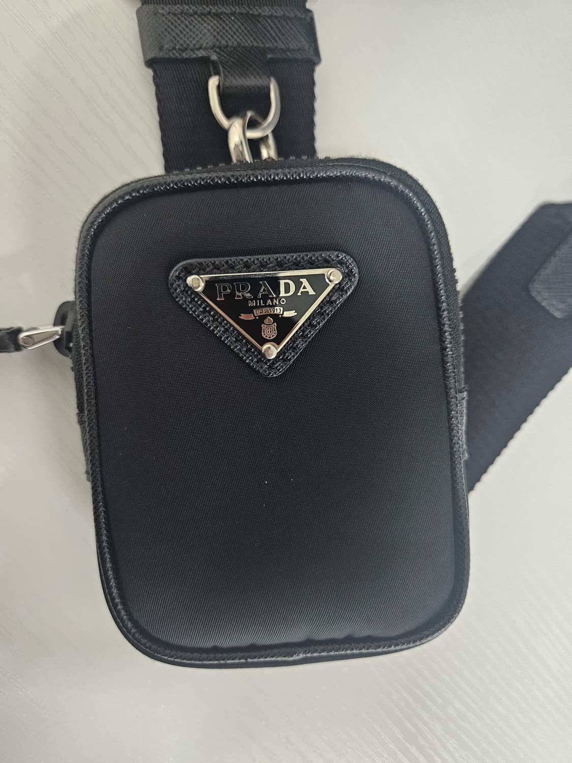 프라다 리나일론 사피아노 숄더 백(상태매우좋음) 상품이미지2