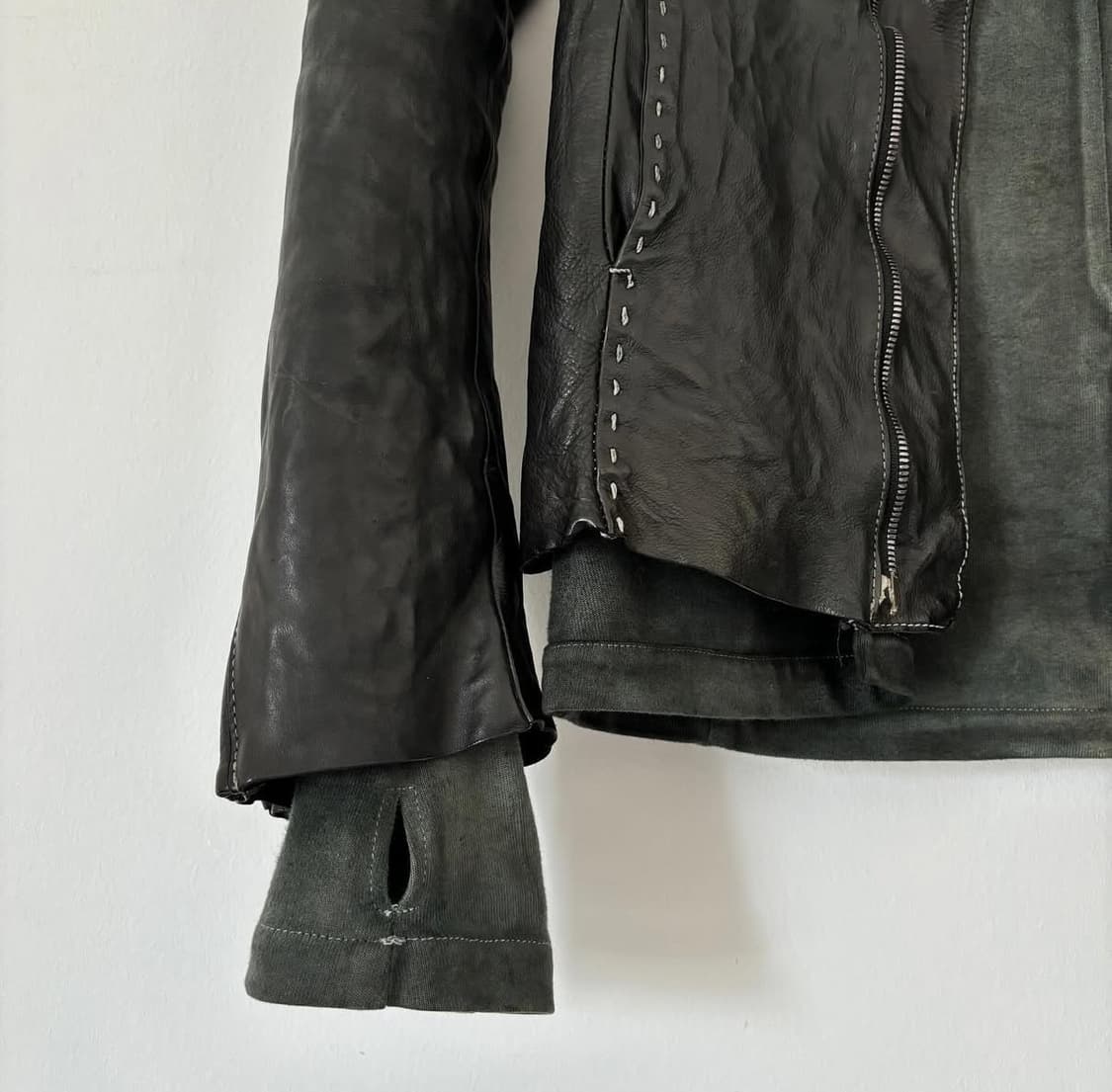 incarnation calf leather 수소봉제 가죽 자켓 상품이미지5