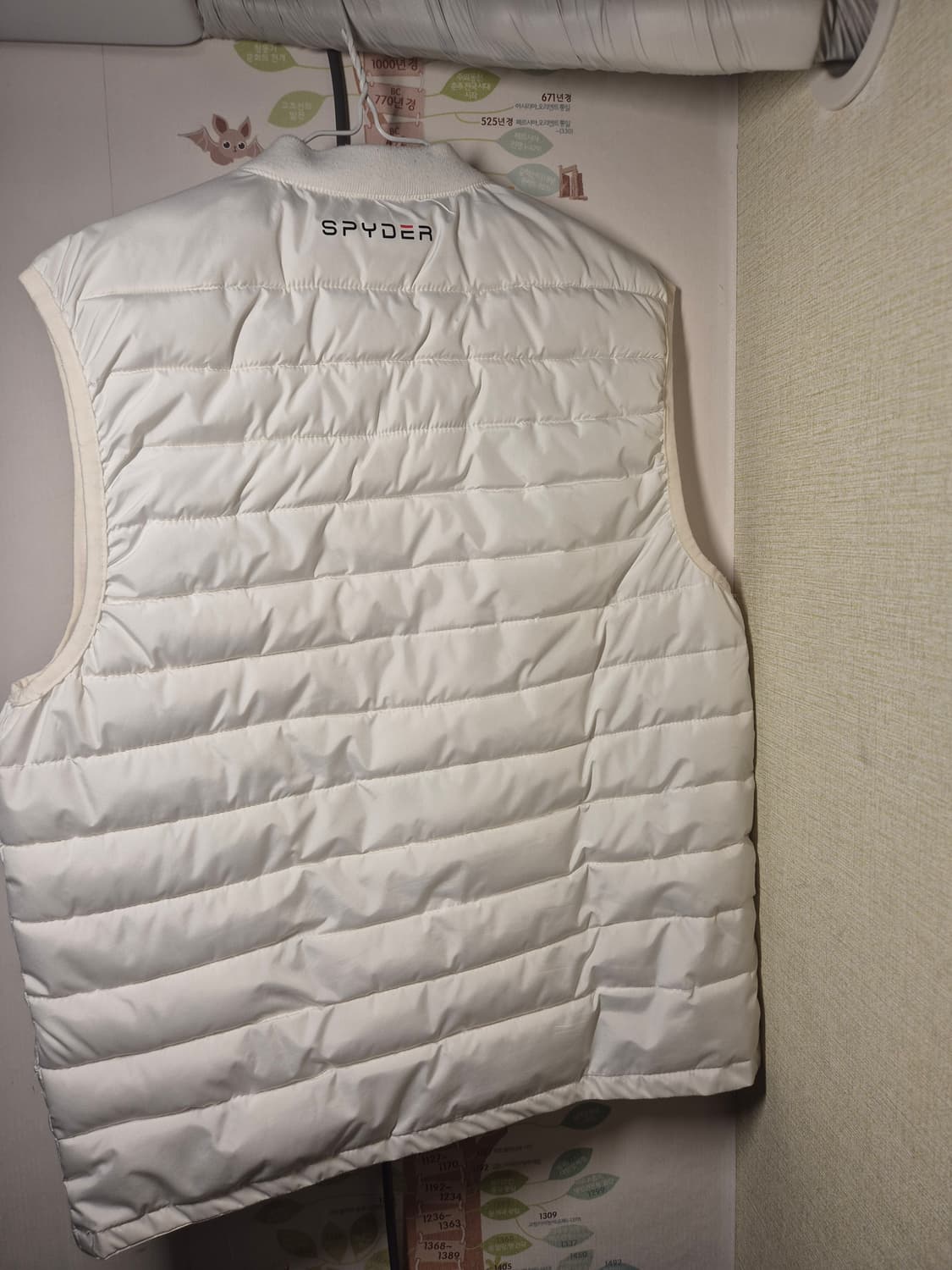 스파이더 패딩조끼 경량 상품이미지2