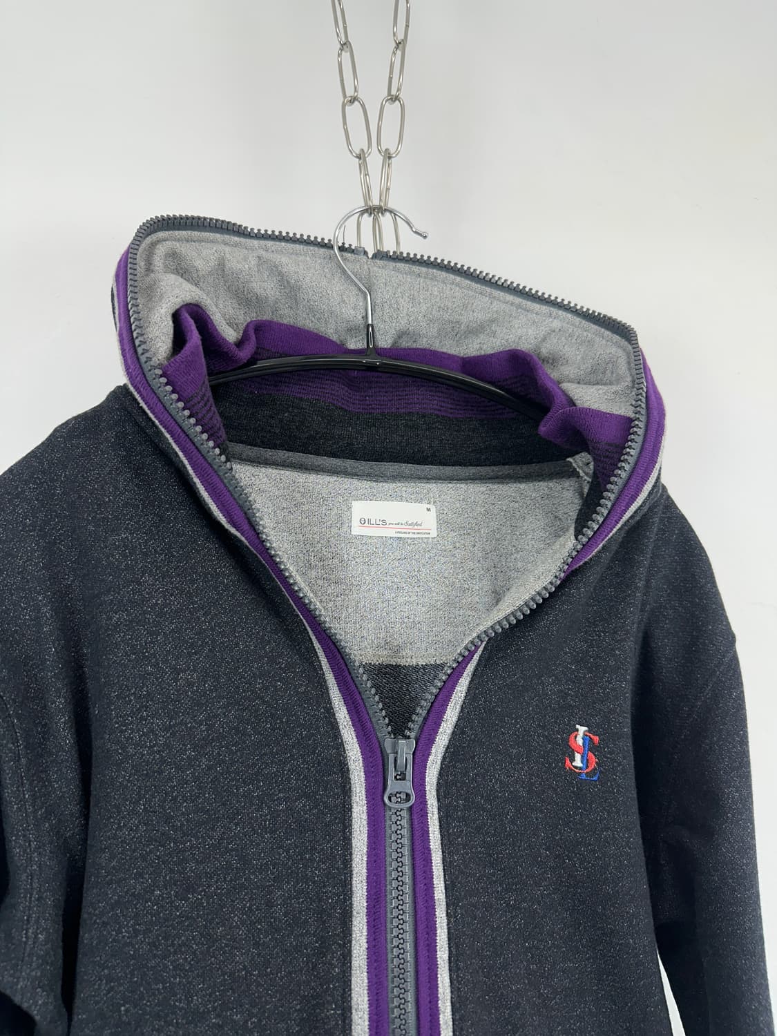 ILL’s Layered Neck Rib Collar Full Zip H 상품이미지5