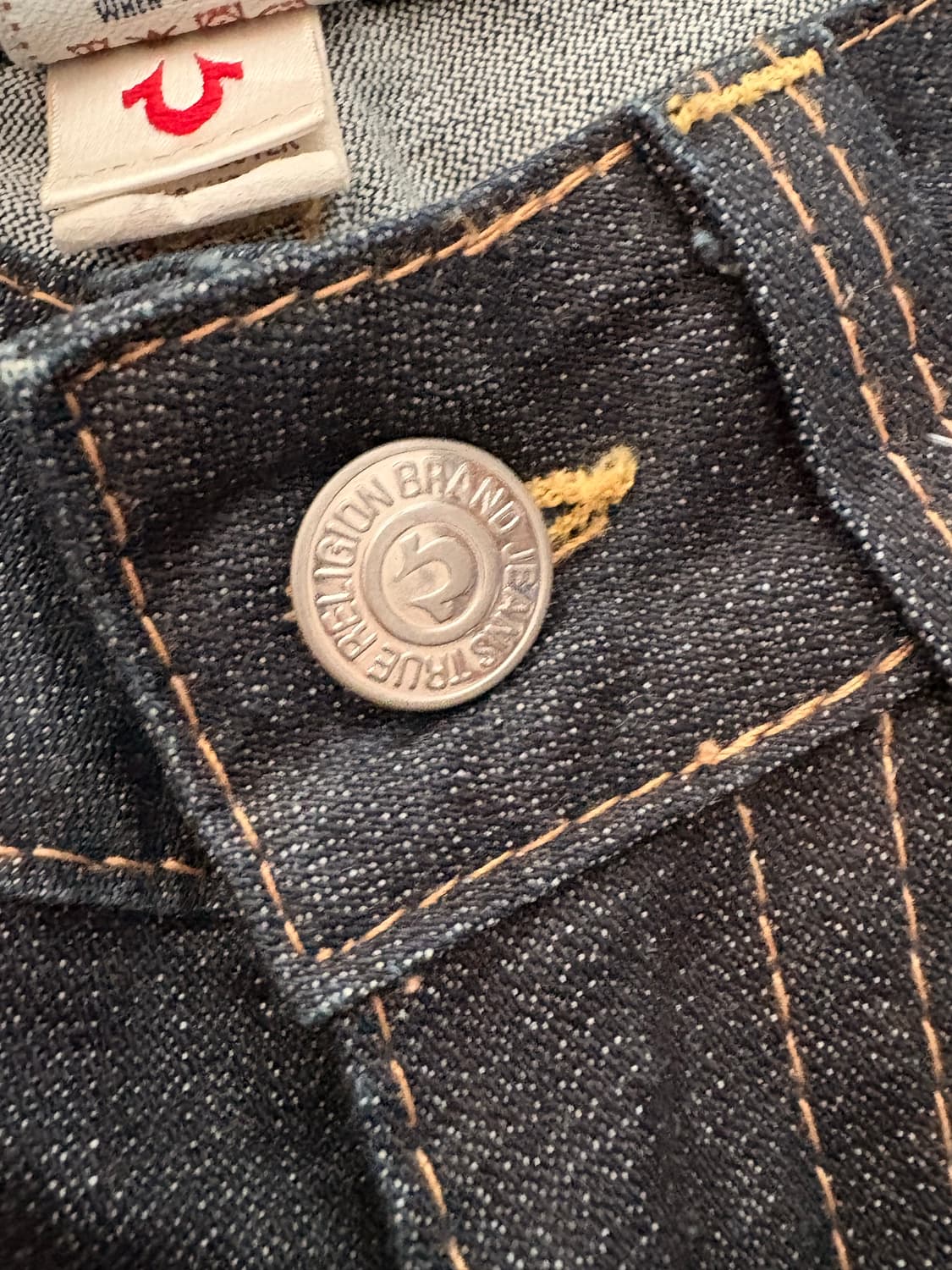 트루릴리젼 스텔라 데님 팬츠 생지 USA제작 상품이미지5