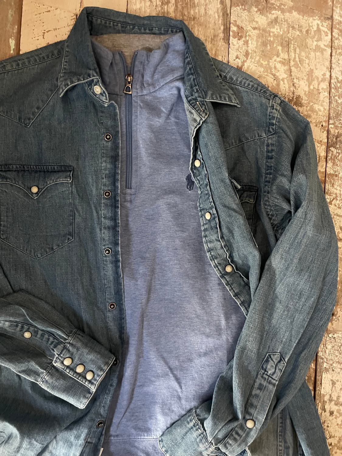 Polo Ralph Lauren Denim Western Shirt 상품이미지6