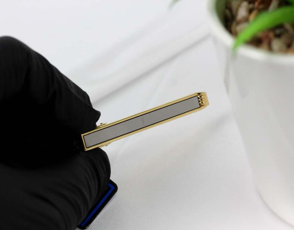 입생로랑 미사용 S등급 5.1cm 남자 명품 넥타이핀 상품이미지6