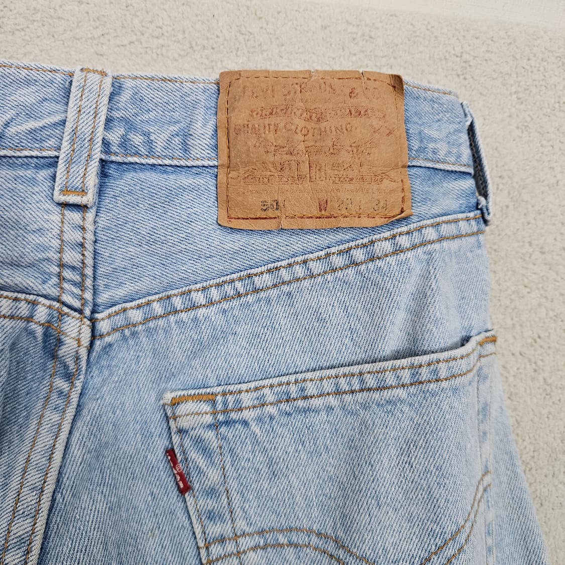90s 리바이스 501 데님 29 34 Made in USA 상품이미지5