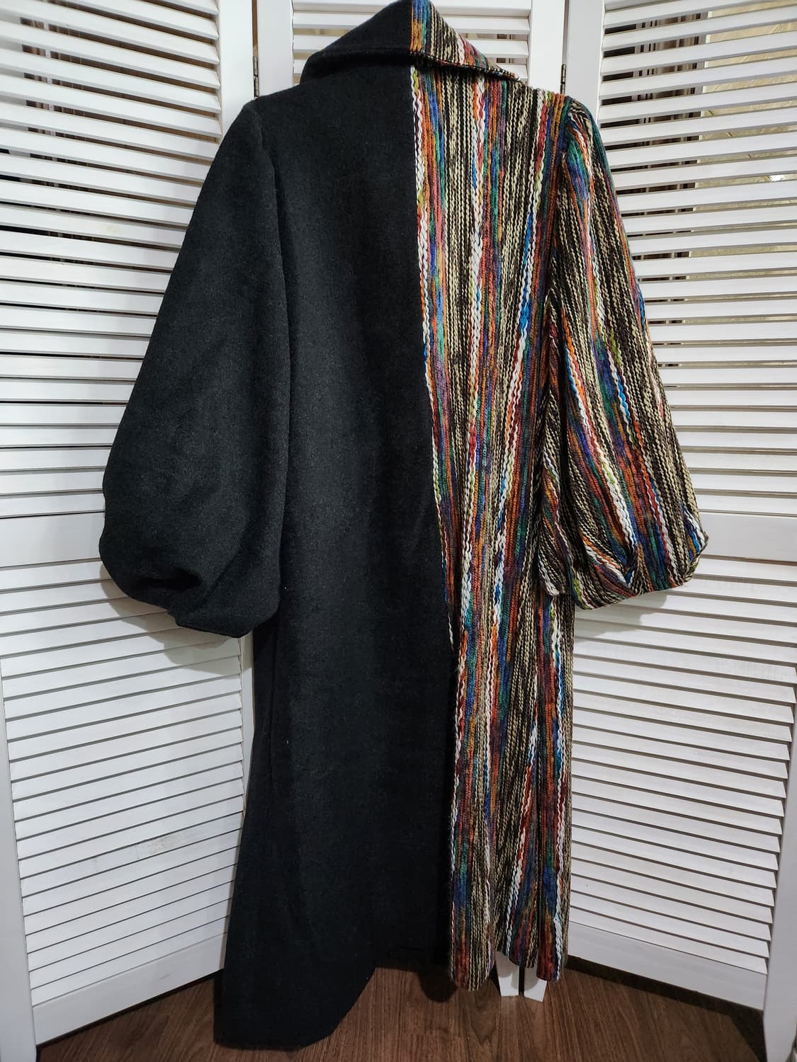 Van Nessil 배색 오버핏 코트  상품이미지2