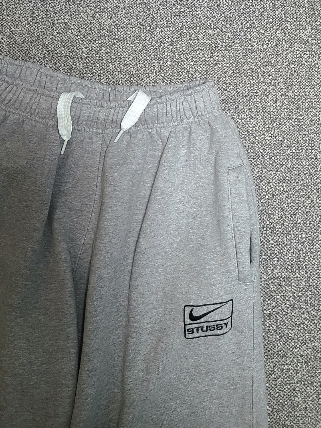 나이키 x 스투시 NRG 플리스 팬츠 다크 그레이 헤더  28 -30 인 상품이미지4