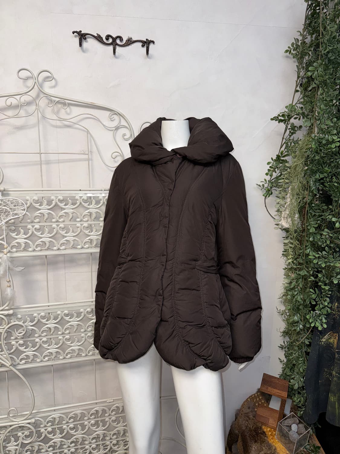 Armani Collezioni brown goosedown puffer 상품이미지6