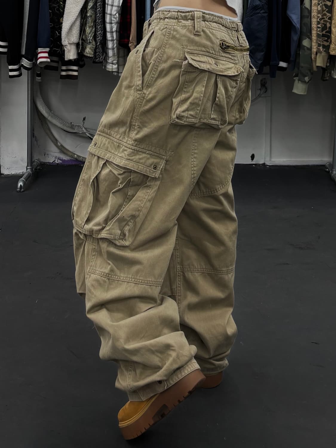 AMX 베이지 카고팬츠 상품이미지1