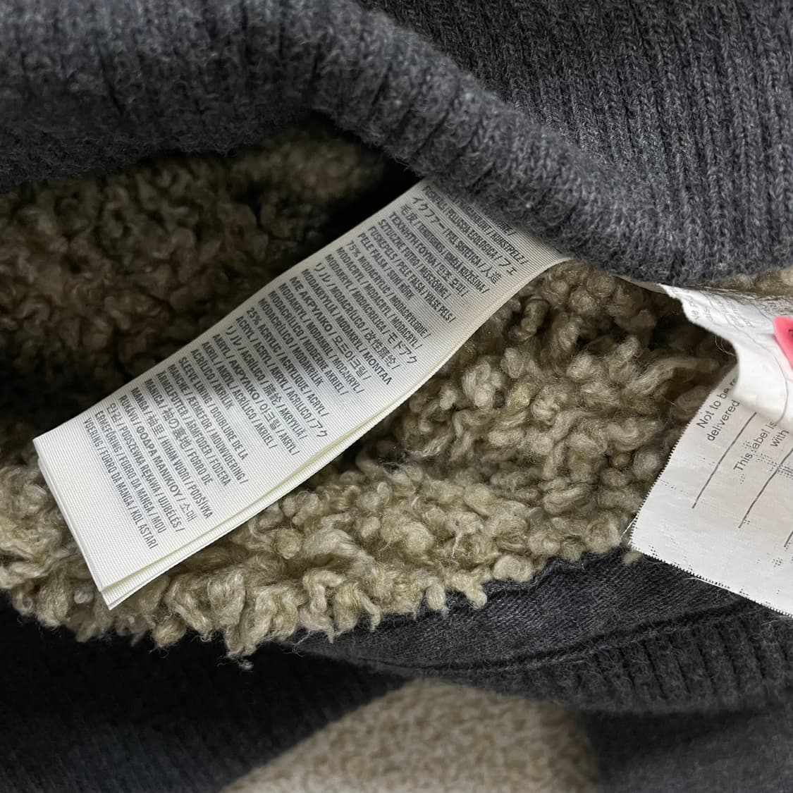 아베크롬비 울프죠 퍼 후드집업 그레이 상품이미지5