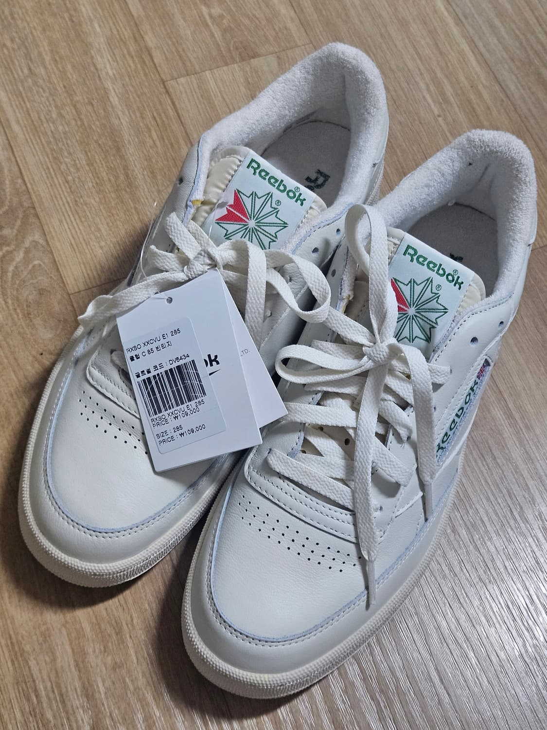 리복 클럽c85 빈티지 초크 그린  상품이미지3