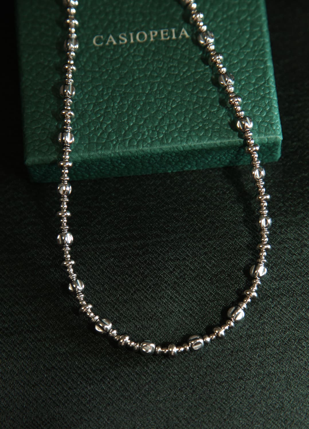 CASIOPEIA UFO Meteor 스타 해마타이트 크롬 네크리스 상품이미지1