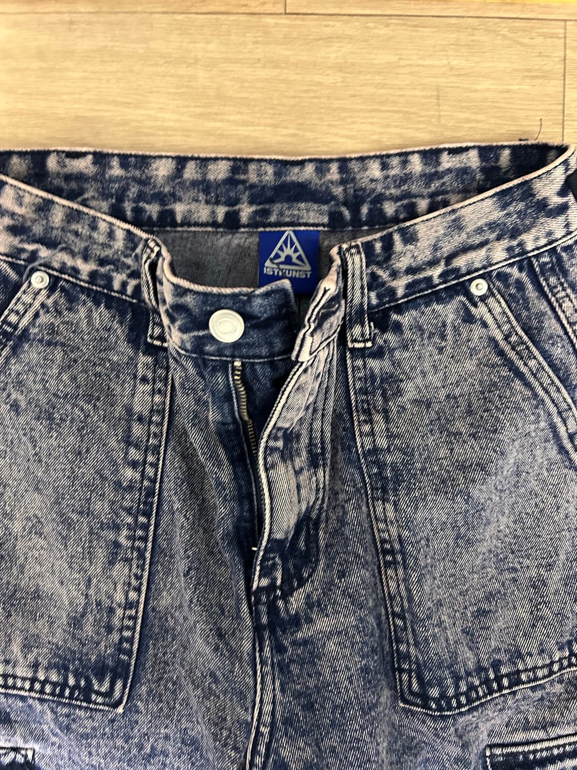 WIDE WASHING CARGO DENIM PANTS_PINK(IK2D 상품이미지3