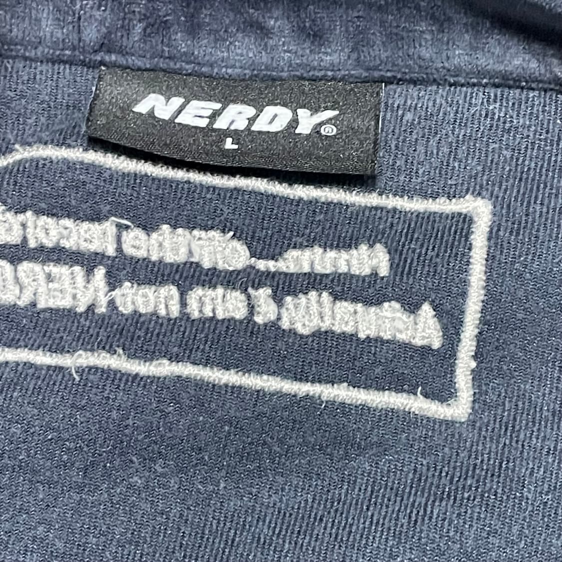 [L] 널디 벨벳 트랙 자켓 네이비 상품이미지2