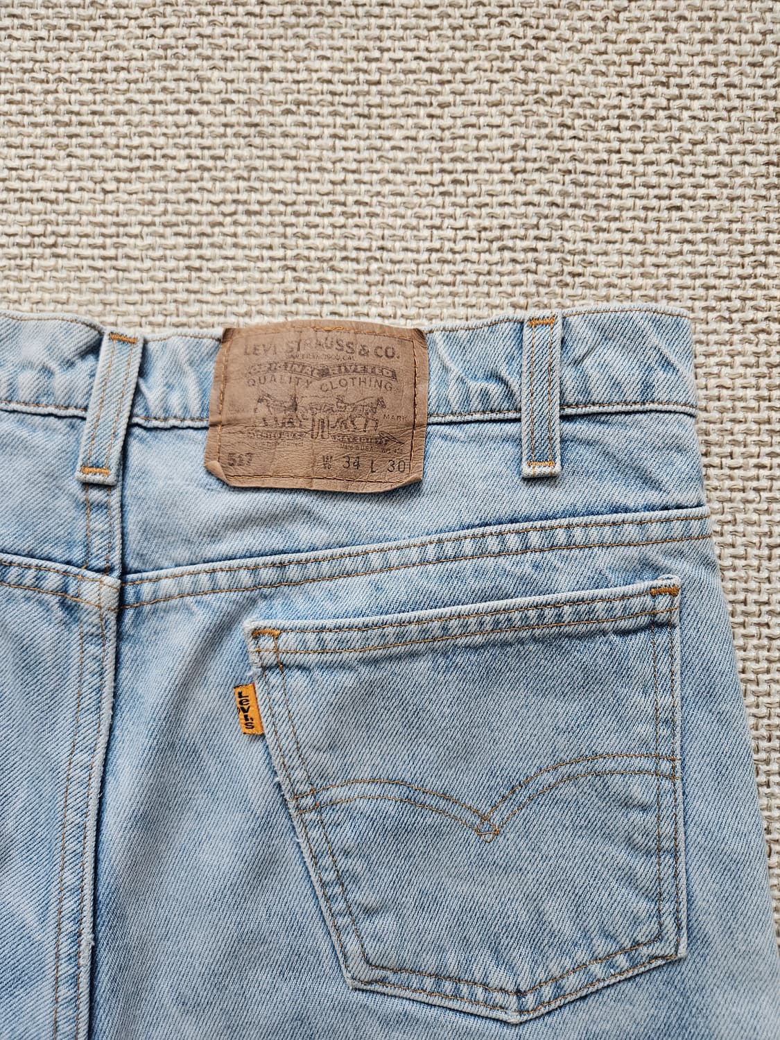 90s 미제 생산 빈티지 리바이스 517 오렌지탭 상품이미지3