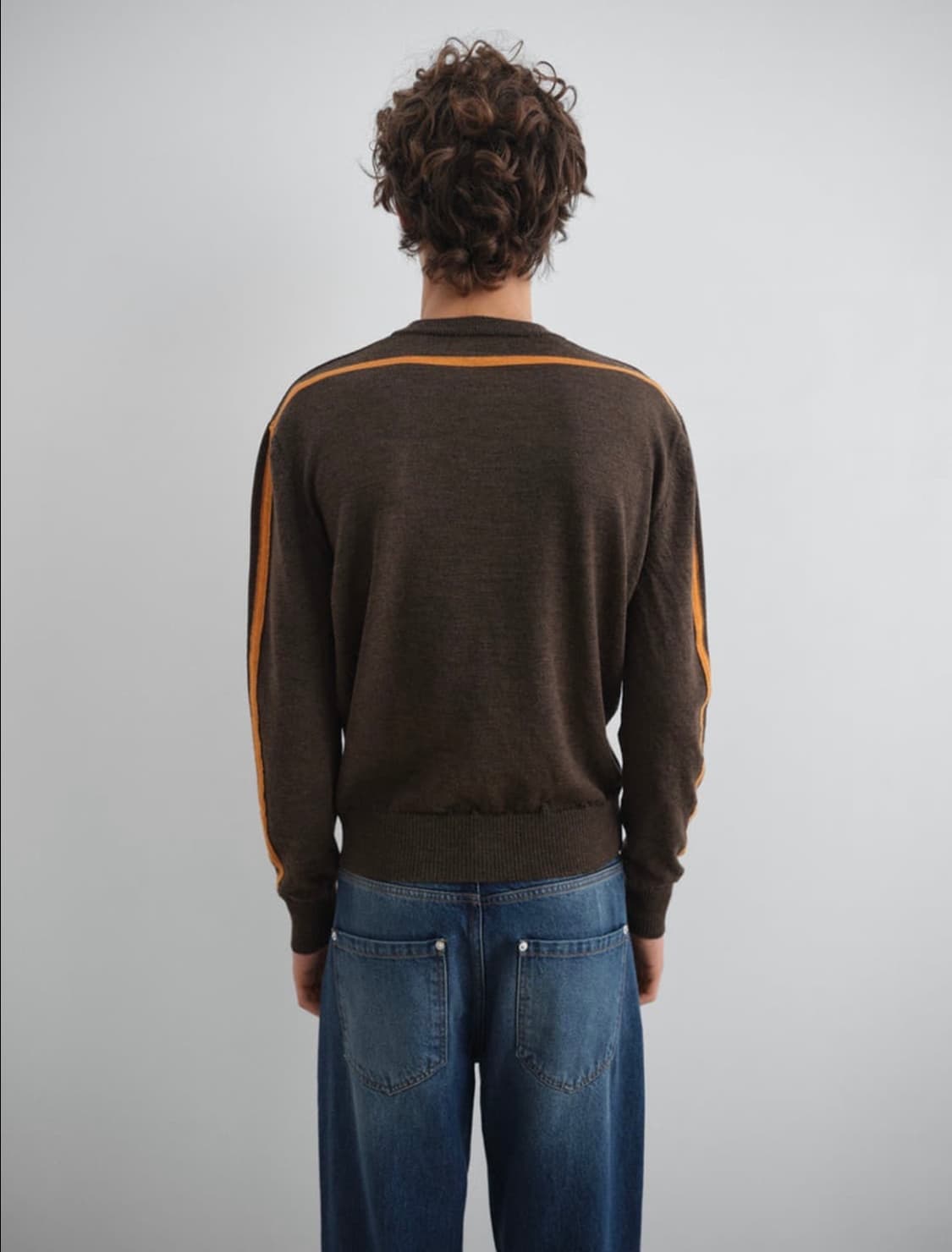 gimaguas sports jumper knit brown  상품이미지3