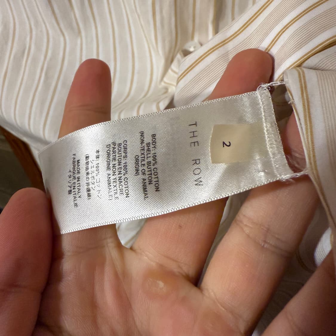 더 로우(The row) 캐스터 스트라이프 셔츠  상품이미지7