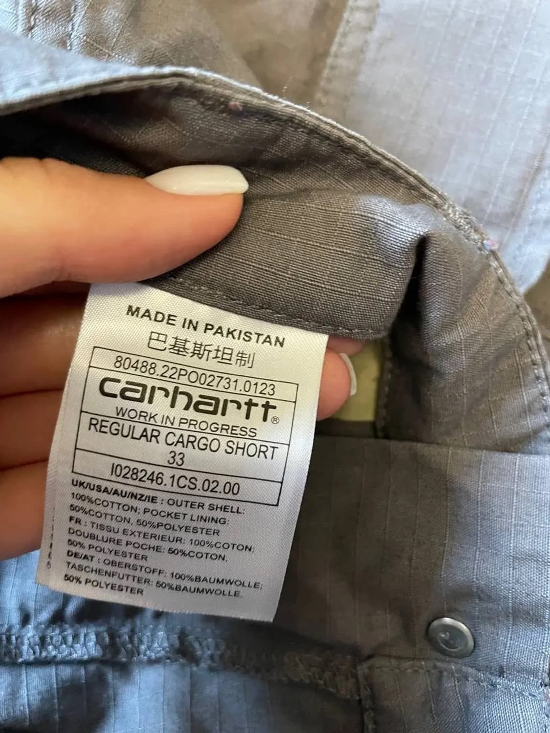 🇵🇰 빈티지 칼하트 윕 배기 카고 쇼츠 상품이미지6