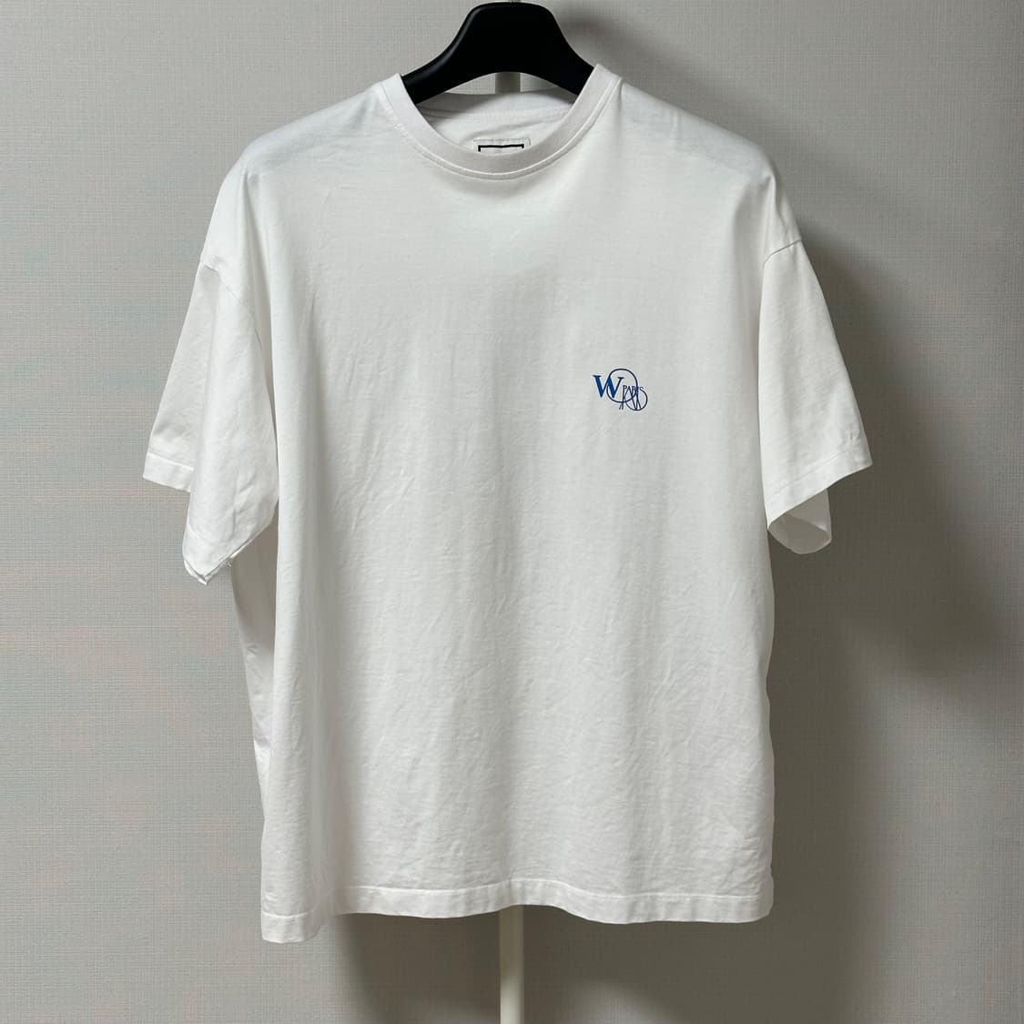 [46] 우영미 멀티 플라워 백로고 반팔 티셔츠 화이트 상품이미지2