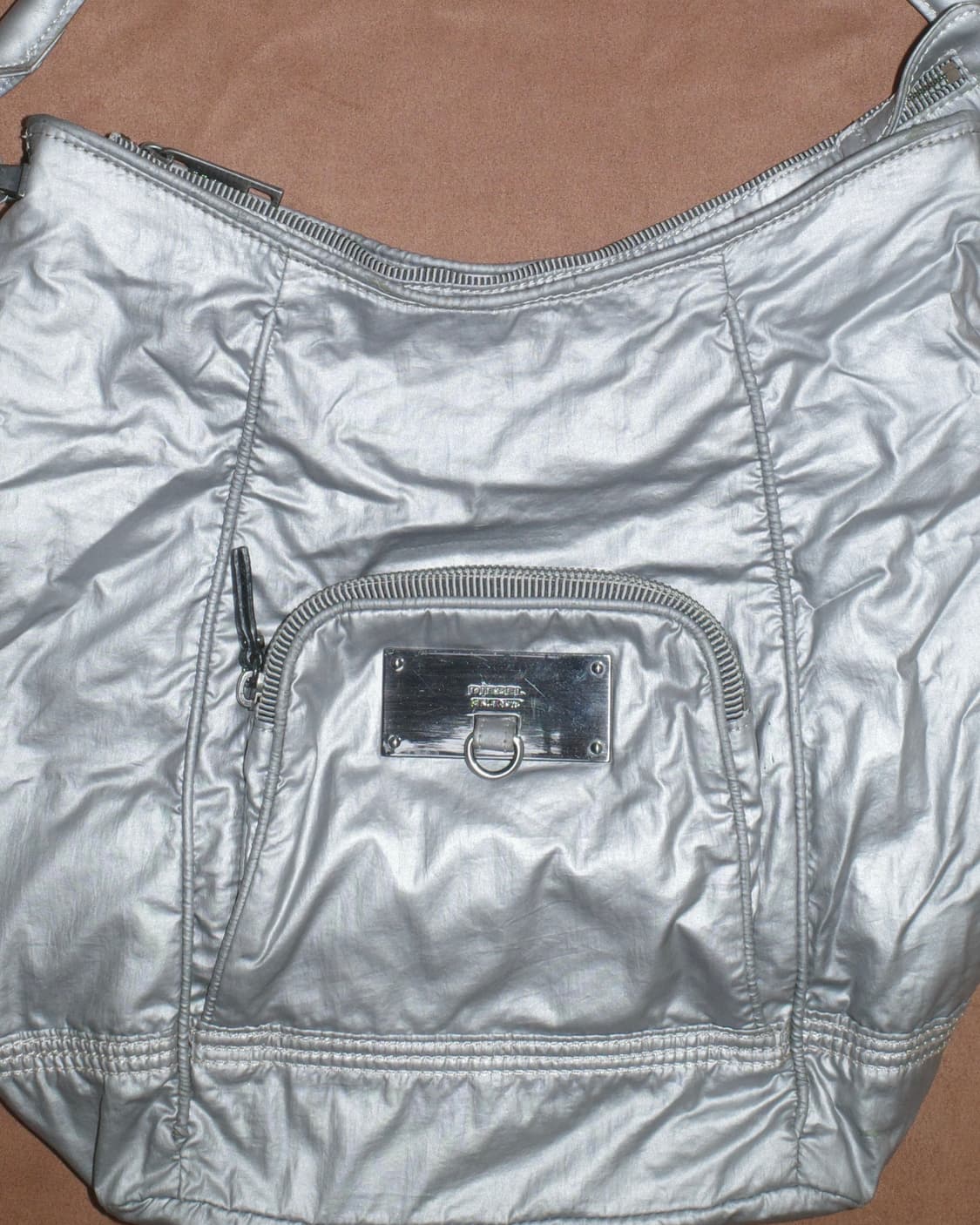 디젤 메탈릭 나일론 백 상품이미지5