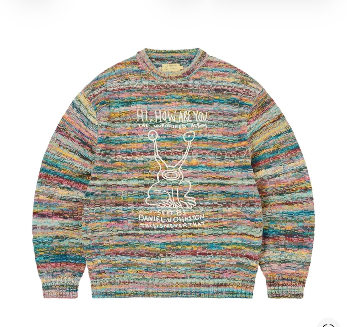 디스이즈네버뎃 니트 xl 상품이미지1