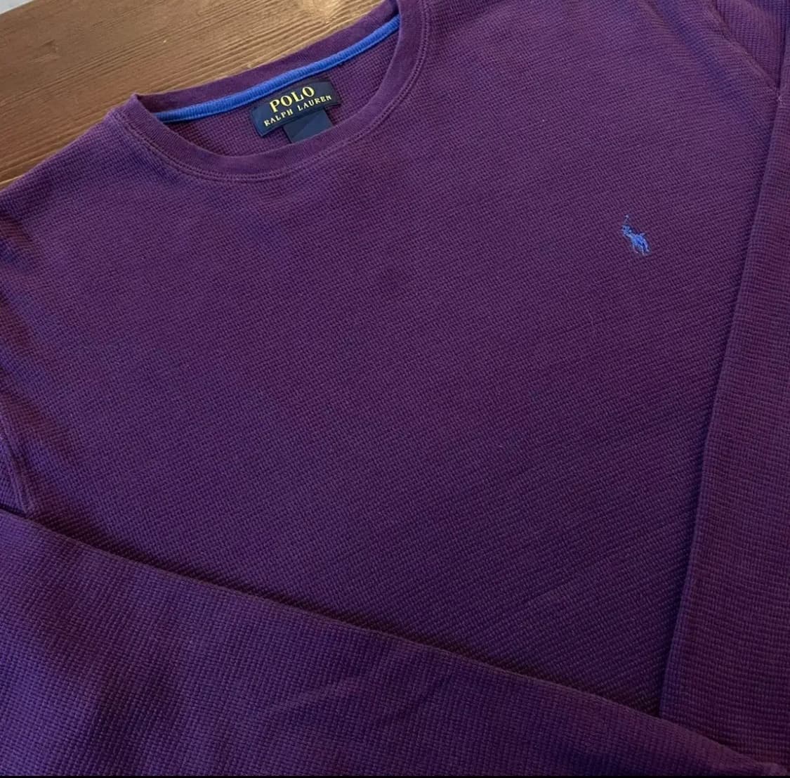 폴로 와플티 롱슬리브 상품이미지2