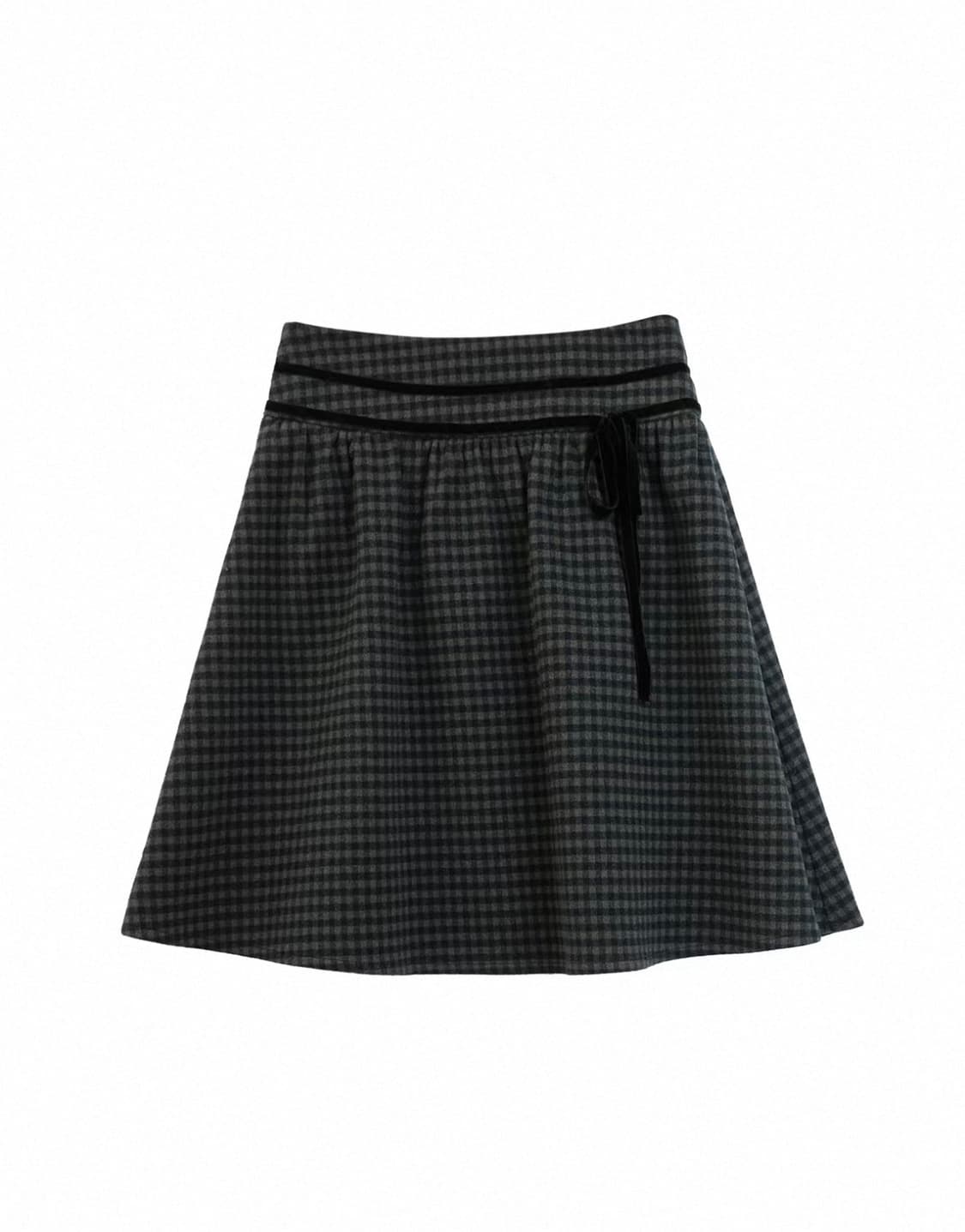 LOVEHEYNEW 스윗 리본 반팔 가디건 레이어드 세트 상품이미지2