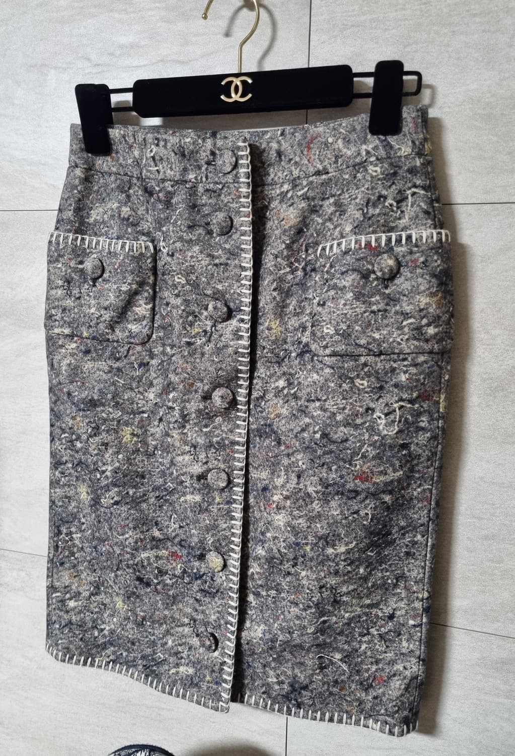 정품) 모스키노 펠트 천 인더스트리얼 스커트  상품이미지2