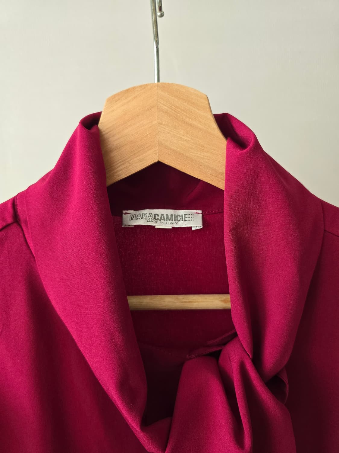 NARACAMICIE Tie-Neck Blouse Italy made 상품이미지2